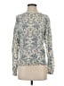 Wildfox 100% Viscose Paisley Blue Pullover Sweater Size XS - photo 1
