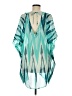 Marks & Spencer 100% Polyester Teal Short Sleeve Blouse One size - photo 2