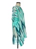 Marks & Spencer 100% Polyester Teal Short Sleeve Blouse One size - photo 4