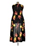 Ashley Stewart Floral Black Sleeveless Top Size 18 Plus - photo 2