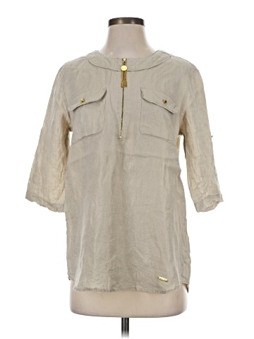 Ellen Tracy 3/4 Sleeve Button-Down Shirt (view 1)