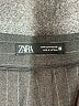 Zara Chevron-herringbone Gray Dress Pants Size M - photo 7