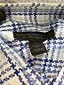 Express Design Studio Checkered-gingham Blue Long Sleeve Button-Down Shirt Size L - photo 7