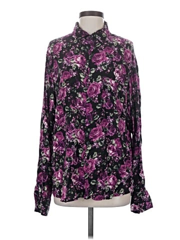 American Apparel Long Sleeve Blouse (view 1)