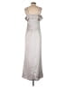 Halston Heritage 100% Polyester Silver Cocktail Dress Size 4 - photo 2