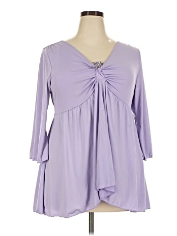 Ashley Stewart 3/4 Sleeve Blouse (view 1)
