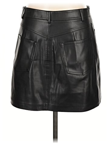 MNG Faux Leather Skirt (view 2)