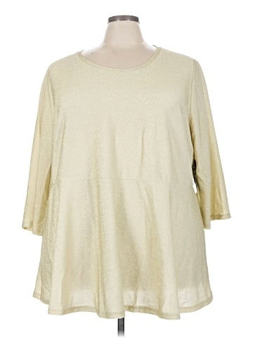 Jessica London 3/4 Sleeve Top (view 1)
