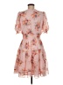 Taylor 100% Polyester Floral Pink Cocktail Dress Size 8 - photo 2