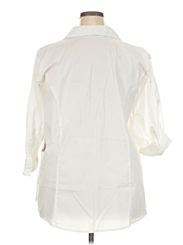 Riders by Lee 3/4 Sleeve Button-Down Shirt (view 2)