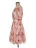 Taylor 100% Polyester Floral Pink Cocktail Dress Size 8 - photo 5