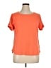 Talbots Outlet 100% Cotton Orange Short Sleeve Top Size XL - photo 1