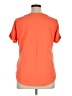 Talbots Outlet 100% Cotton Orange Short Sleeve Top Size XL - photo 2