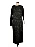 Principles Animal Print Black Casual Dress Size 12 - photo 1