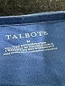Talbots 100% Cotton Stripes Blue Pullover Sweater Size M - photo 7