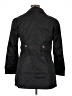 Fashion 100% Polyester Black Trenchcoat Size XXXL - photo 2
