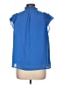 CeCe 100% Polyester Blue Sleeveless Blouse Size L - photo 2