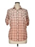 Harley Davidson Plaid Pink Short Sleeve Blouse Size XL - photo 1