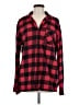 Old Navy 100% Cotton Red Long Sleeve Polo Size M (tall) - photo 1