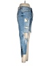 Zara Basic 100% Cotton Color Block Blue Jeans Size 6 - photo 4