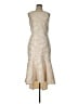 Belle Badgley Mischka Tan Cocktail Dress Size 10 - photo 1