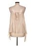 Mystree 100% Rayon Tan Sleeveless Blouse Size L - photo 2