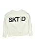 Zara 100% Cotton Ivory Sweatshirt Size 8 - photo 2
