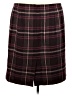 Talbots Plaid Burgundy Purple Wool Skirt Size 22 - photo 2