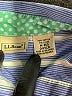 L.L.Bean Stripes Blue Long Sleeve Button-Down Shirt Size M - photo 7