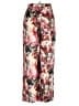 PrettyLittleThing 100% Polyester Floral Red Casual Pants Size 10 - photo 1