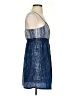 Peppermint 100% Polyester Blue Cocktail Dress Size S - photo 4
