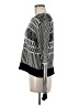 Topshop Chevron-herringbone Black Pullover Sweater Size 8 - photo 5