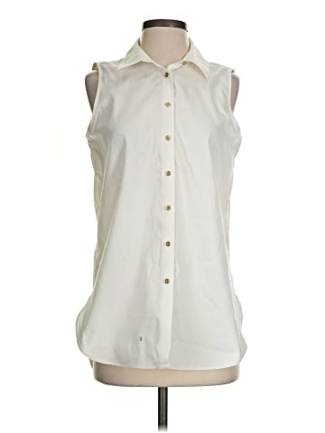 Calvin Klein Sleeveless Button-Down Shirt (view 1)
