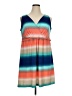 Elementz Tie-dye Teal Casual Dress Size 1X - photo 1