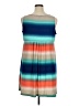 Elementz Tie-dye Teal Casual Dress Size 1X - photo 2