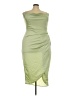 Floerns 100% Polyester Green Cocktail Dress Size 3X - photo 1