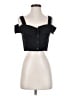 A.L.C. Black Short Sleeve Top Size 4 - photo 1