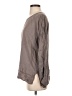Chloe K 100% Rayon Gray Long Sleeve Blouse Size S - photo 5