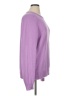 J.Crew 100% Cotton Solid Purple Pullover Sweater Size XL - photo 4