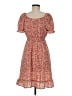 Monteau Floral Red Casual Dress Size M - photo 2