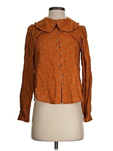 Pilcro Long Sleeve Blouse (view 1)