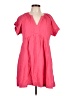 Universal Thread Solid Pink Casual Dress Size L - photo 1