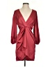 Saints + Secrets 100% Polyester Burgundy Cocktail Dress Size XS - photo 1