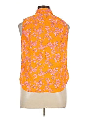 J.Crew Factory Store Sleeveless Button-Down Shirt (view 2)