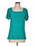 K. Jordan Teal Short Sleeve Top Size L - photo 1