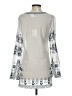MONORENO 100% Cotton Silver Long Sleeve Blouse Size S - photo 2