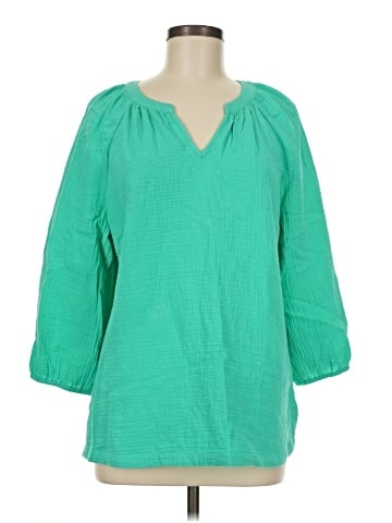 Soft Surroundings 3/4 Sleeve Blouse (view 1)