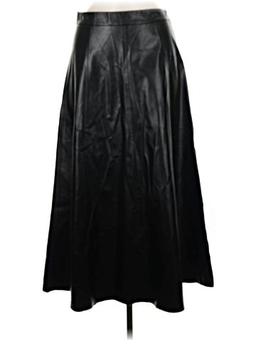 Zara Faux Leather Skirt (view 1)
