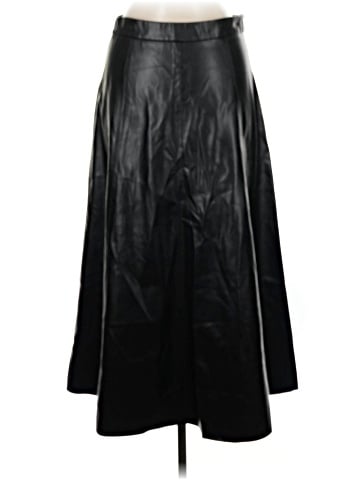 Zara Faux Leather Skirt (view 2)