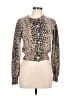Sincerely Jules Animal Print Tan Cardigan Size M - photo 1